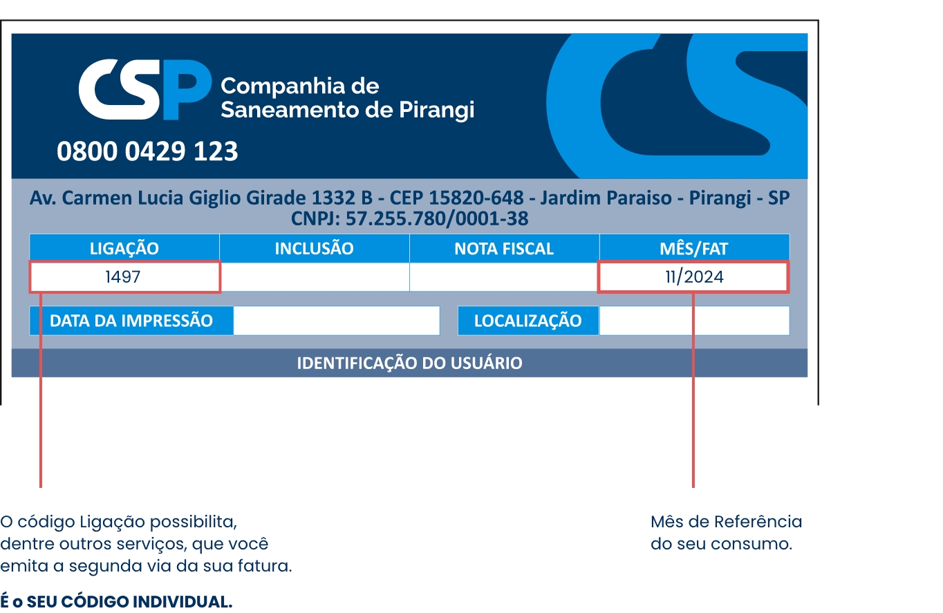 Cidadão - Página exemplo da conta